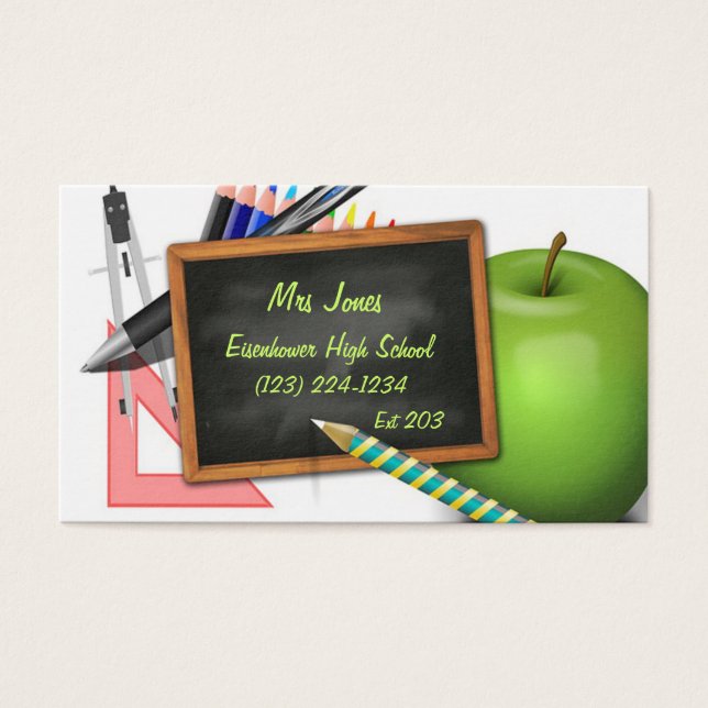 Personalised Teacher's Chalkboard (Front)