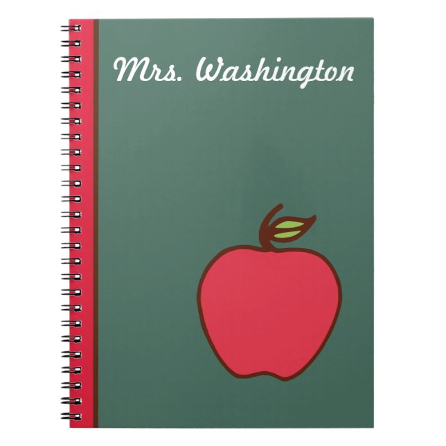 Personalised Teacher's Chalkboard Notebook (Front)
