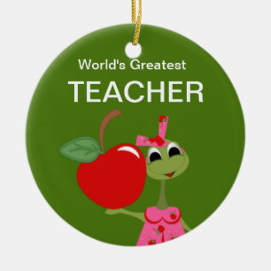 Personalised Teacher's Frog Ornament