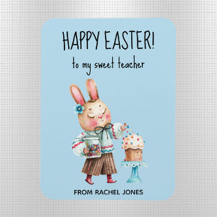 Personalised Teacher's Happy Easter Flexible Magne Magnet