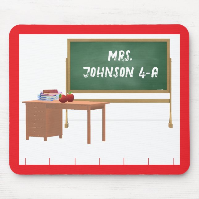 Personalised Teacher's Mouse Mat (Front)