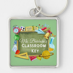 Personalised Teachers School Key Ring