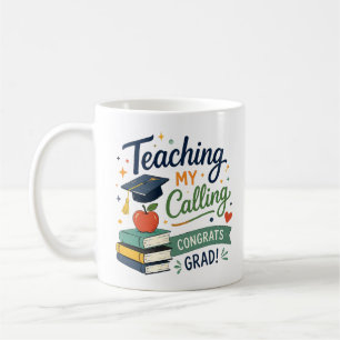 Personalised Teaching Is My Calling Gift Coffee Mug