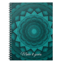 Personalised Teal Mandala iPhone Cover – Boho Chic
