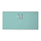 Personalised Teal Modern Script Monogram Name