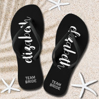 Personalised Team Bride Black and White