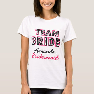 PERSONALISED TEAM BRIDE,BRIDES CREW T-Shirt