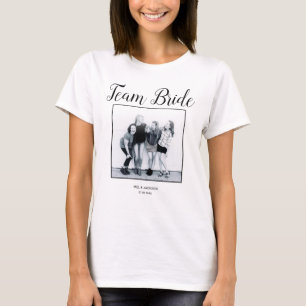 Personalised Team Bride   Photo T-Shirt