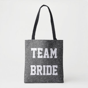 Personalised team bride tote bag