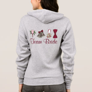 Personalised TEAM BRIDE Wedding Party Hoodie