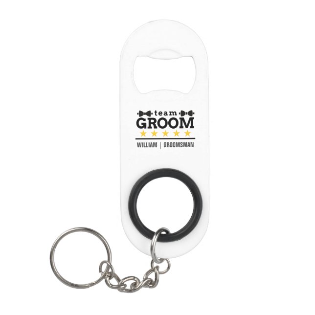  Personalised Team Groom Groomsman (Front)