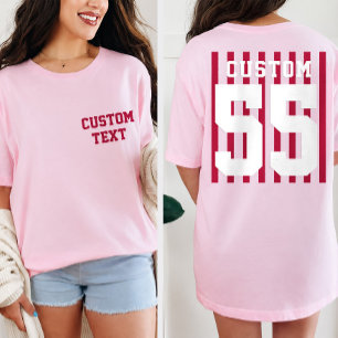 Personalised Team Jersey Fan T-Shirt
