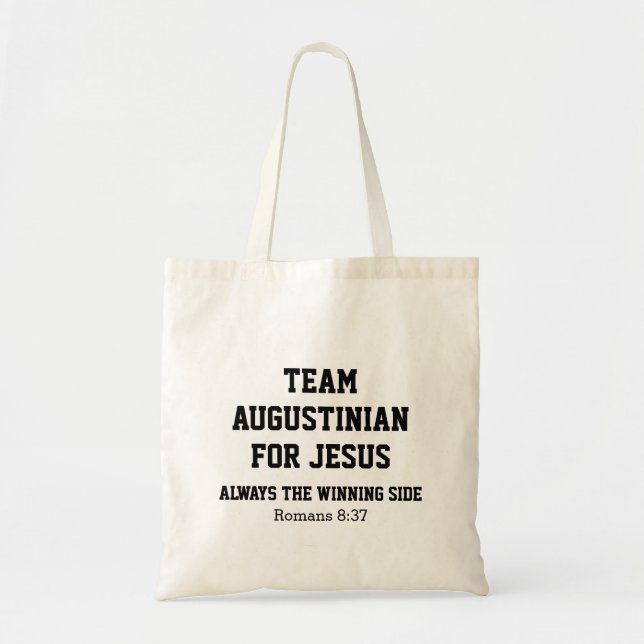 Personalised TEAM JESUS Christian Tote Bag (Front)