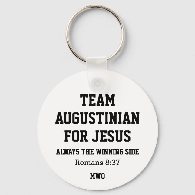 Personalised TEAM JESUS Key Ring (Front)