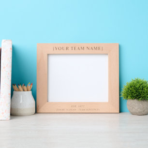 Personalised Team Photo & Year Frame