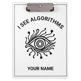 Personalised Tech Clipboard with Custom Text
