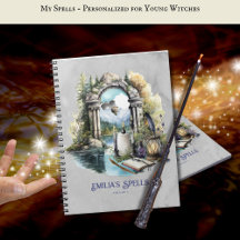 Personalised Teenage Witch Spell Book Grimoire