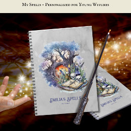 Personalised Teenage Witch Spell Book Grimoire