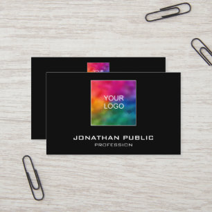Personalised Template Add Your Own Logo Here Business Card