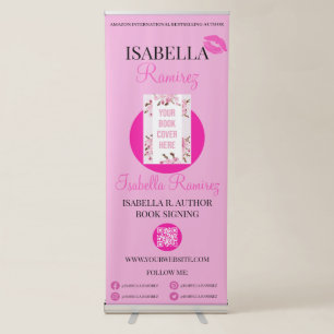 Personalised Template for Romance Authors Retractable Banner