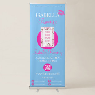 Personalised Template for Romance Authors Retractable Banner