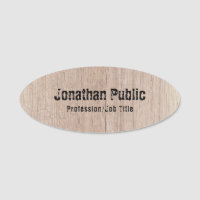 Personalised Template Wood Look Distressed Text