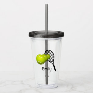 Personalised Tennis Acrylic Tumbler