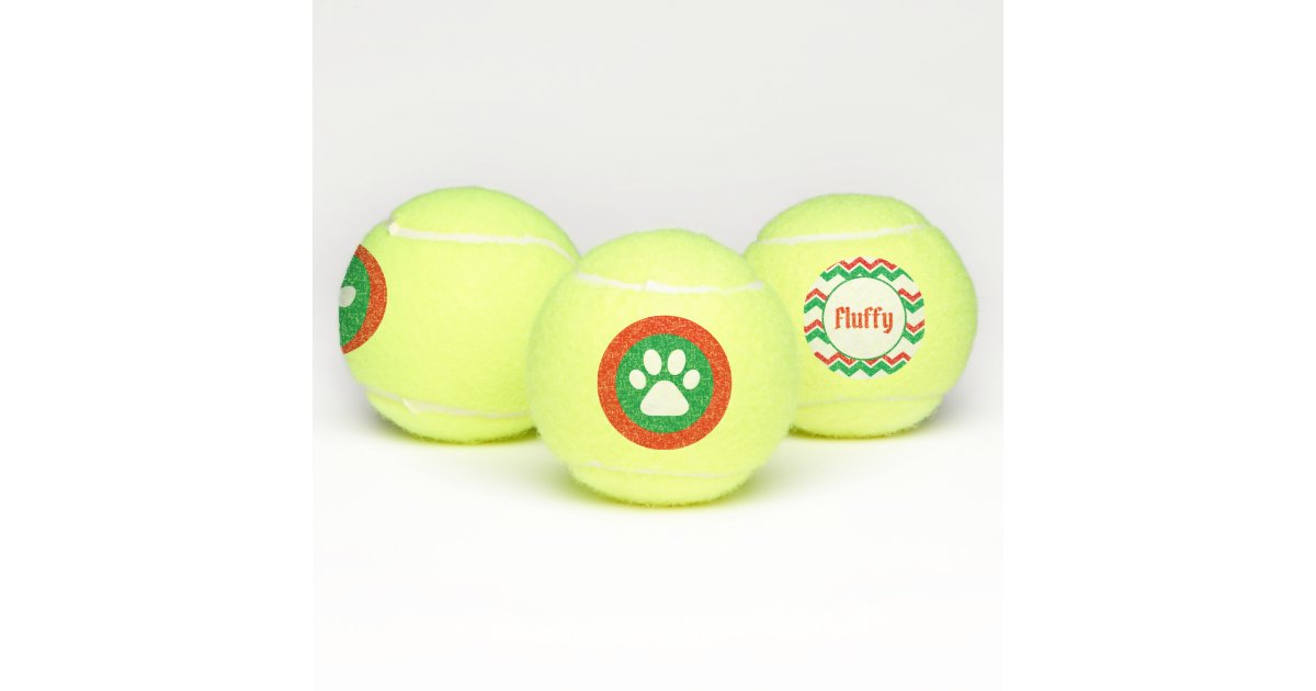 Personalised Tennis Ball for Dog Zazzle