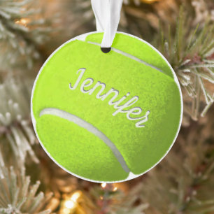 Personalised Tennis Ball  Ornament