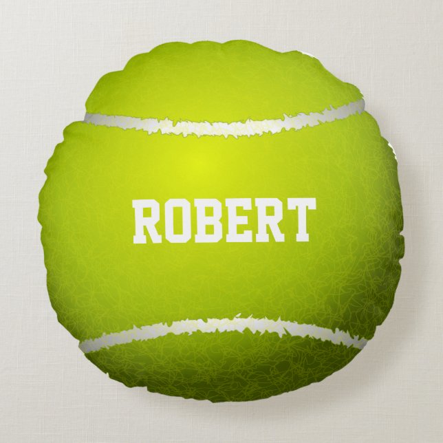 Personalised Tennis Ball Pillow (Front)