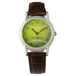 Personalised Tennis Ball Sports Women's Watch