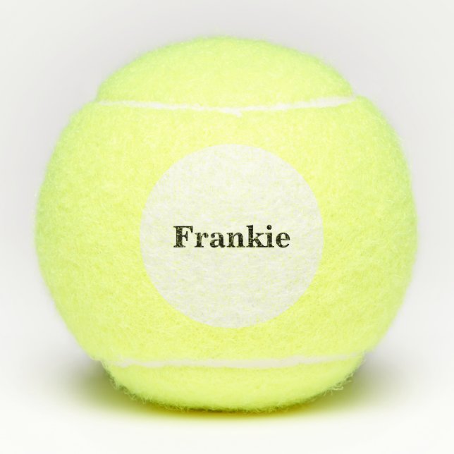 Personalised Tennis Balls (Front)