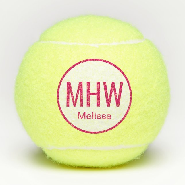 Personalised Tennis Balls (Front)