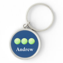 Personalised Tennis Balls in a Row