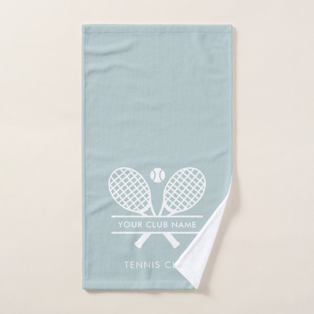 Personalised Tennis Club Name Modern  Hand Towel (Hand Towel)