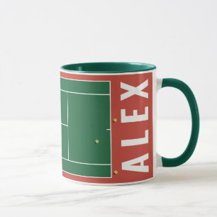 Personalised Tennis Gift Mug