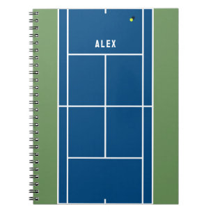 Personalised Tennis Gift Notebook