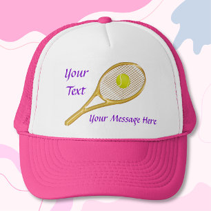 Personalised TENNIS Hats for Women