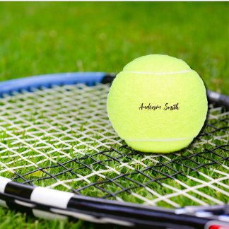 Personalised Tennis Monogram Name Balls