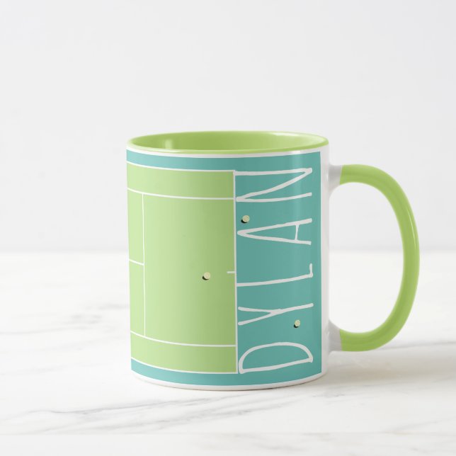 Personalised Tennis Mug (Right)