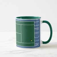 Personalised Tennis Mug
