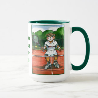 Personalised Tennis Mug for Coach or Player