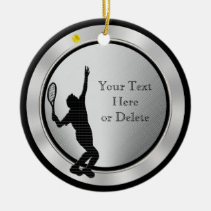 Personalised Tennis Ornaments for Men
