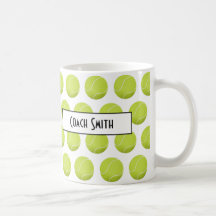 Personalised Tennis Pattern Coach Gift