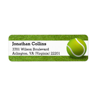 Personalised Tennis Pattern | Sport Label