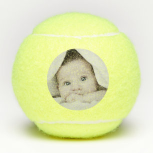 Personalised Tennis Player Custom Photo  Tennis Balls