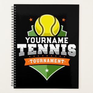 Personalised Tennis Player NAME Varsity Tournament Planner