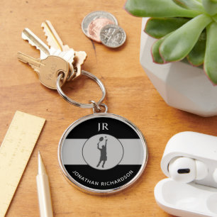 Personalised Tennis Player Tennis Coach Gifts Key Ring