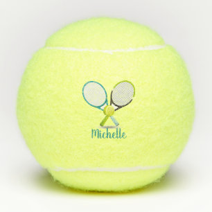 Personalised Tennis Racket and Ball Tennis Balls