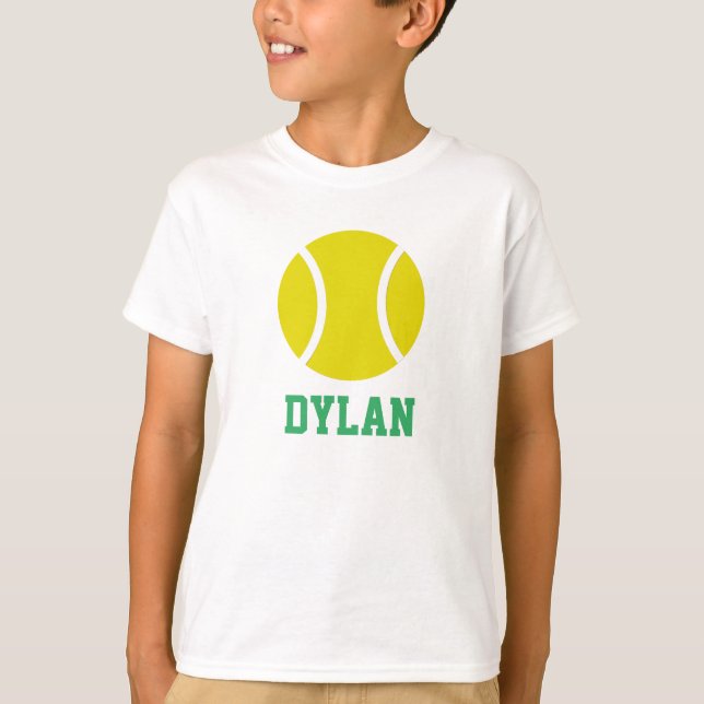 Personalised Tennis T-Shirt (Front)